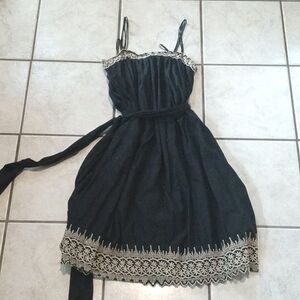 Banana Republic Black Midi Dress